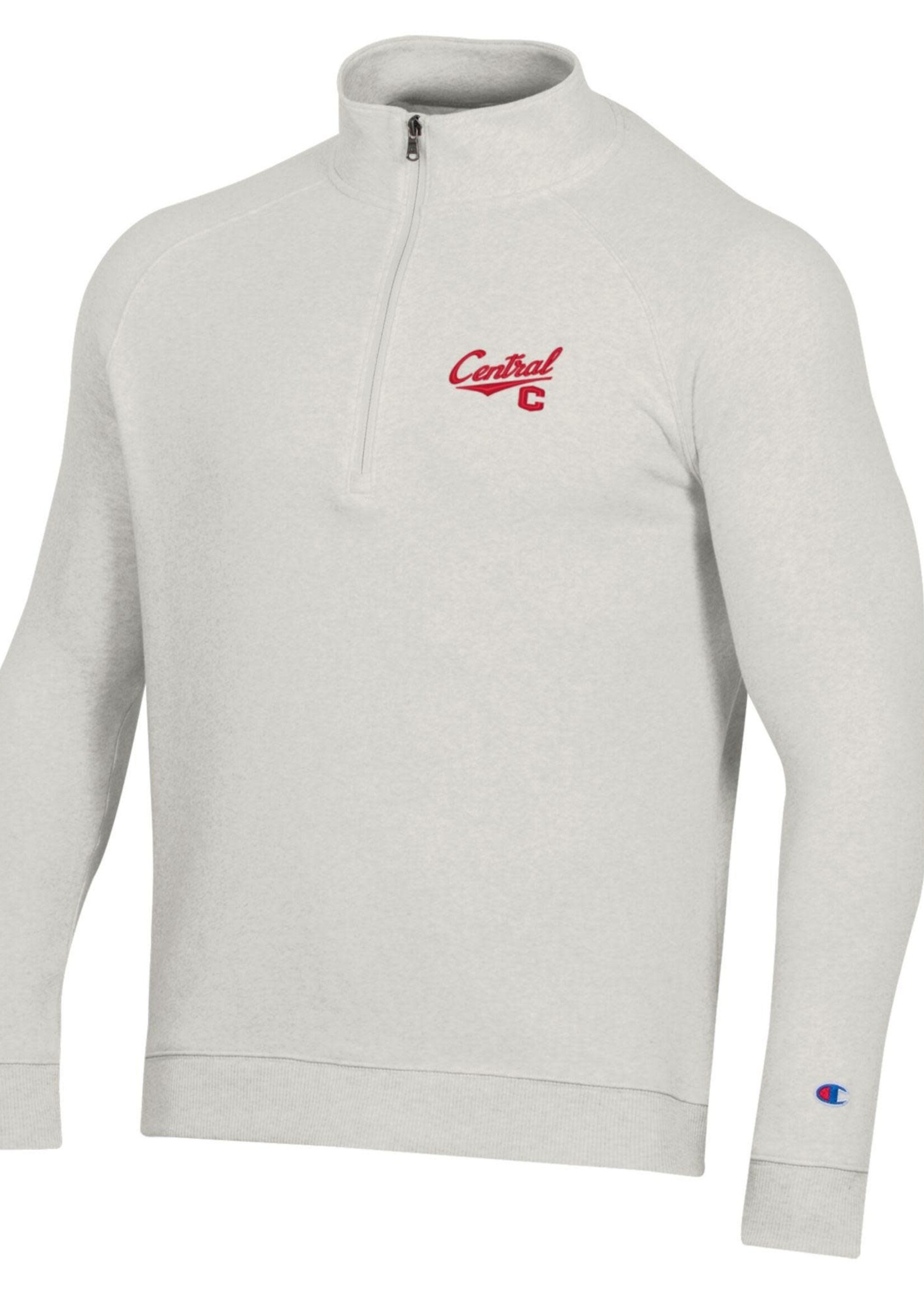 CHAMPION Champion Triumph Fleece Raglan 1/4 Zip Pebblestone