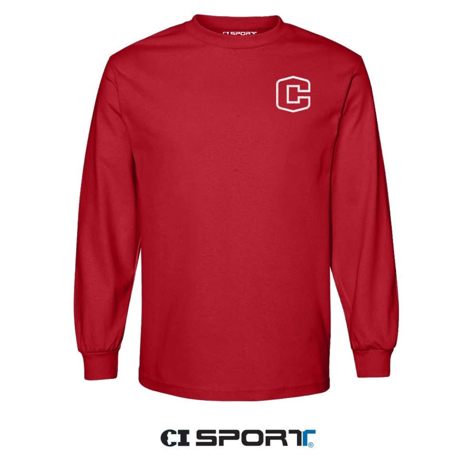 CI SPORT CI Sport Kingpin LS Tee Logo Red