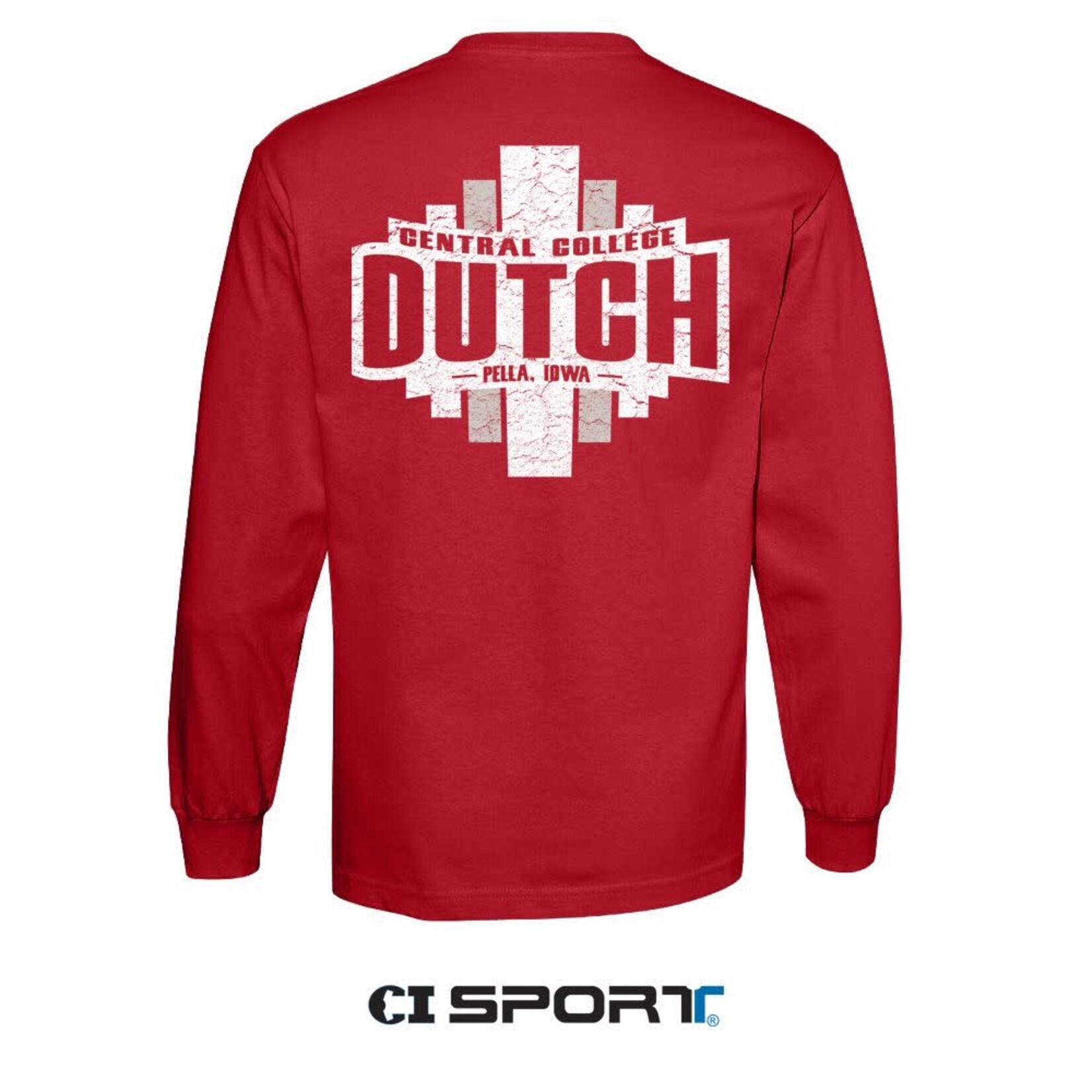CI SPORT CI Sport Kingpin LS Tee Logo Red