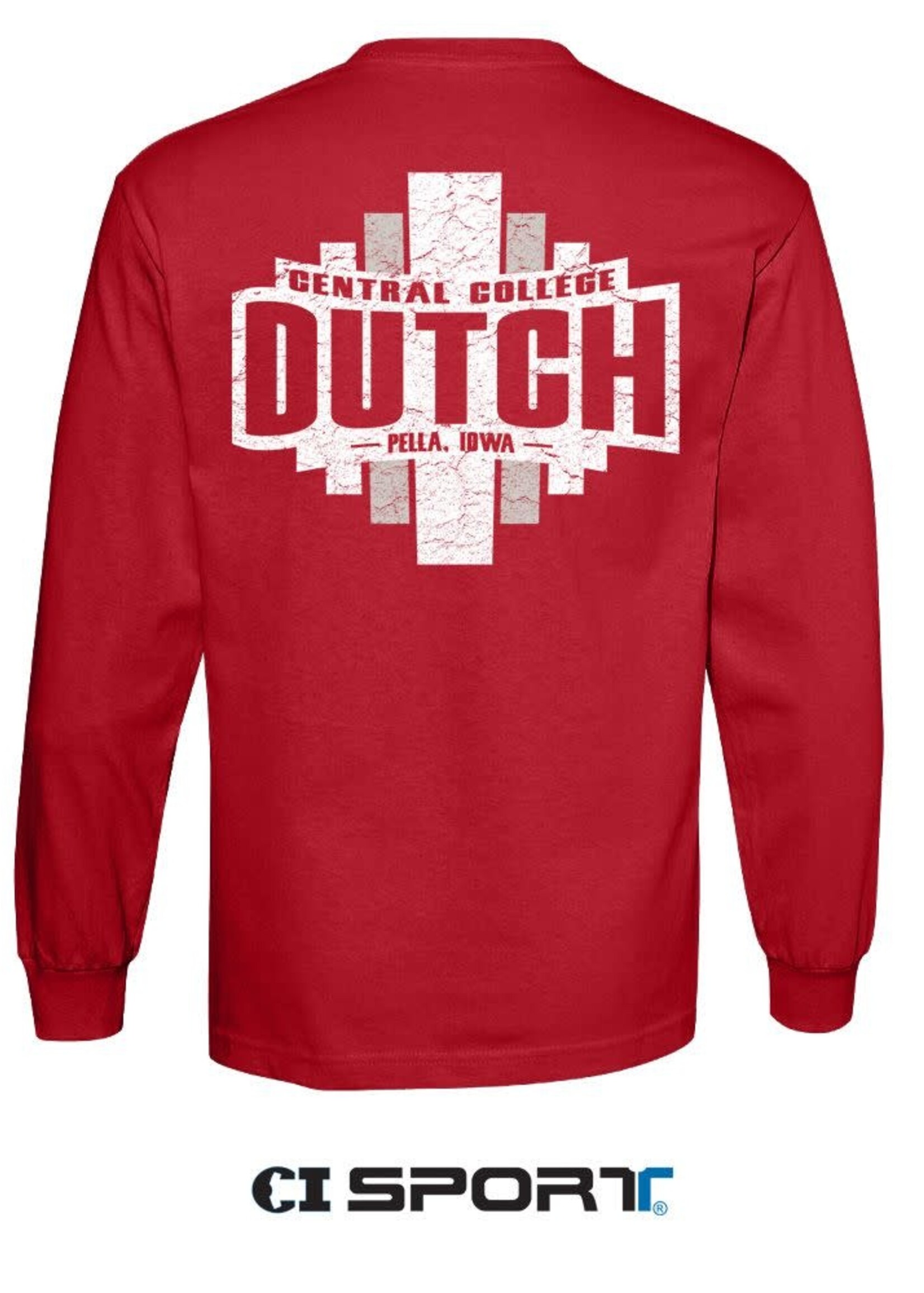 CI SPORT CI Sport Kingpin LS Tee Logo Red