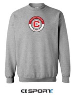 CI SPORT CI Sport Crew Embroidered Art Gray