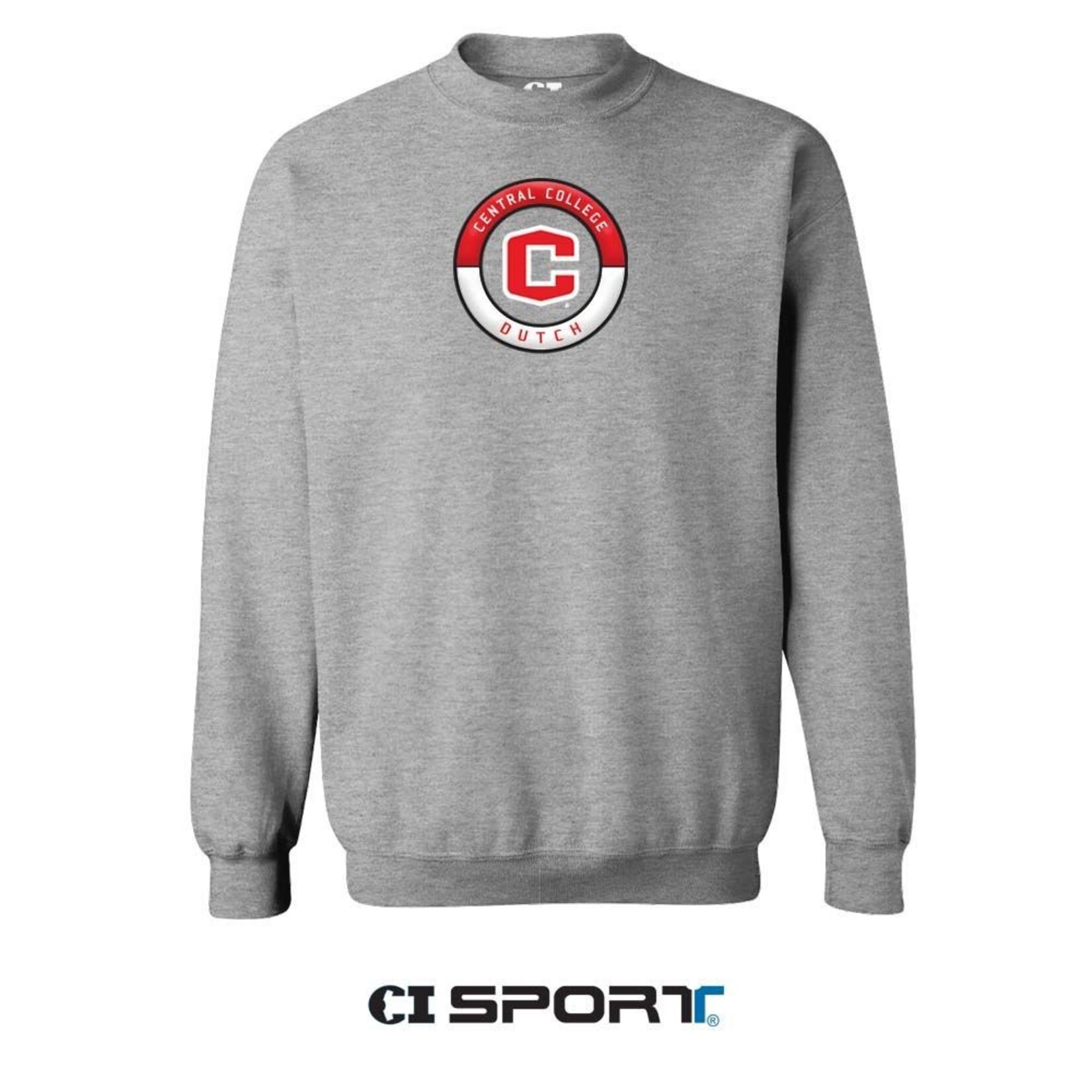 CI SPORT CI Sport Crew Embroidered Art Gray