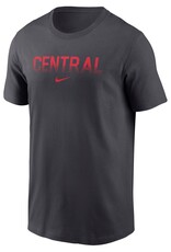 Nike Nike DriFit Tee Central Stripe Swoosh Gray