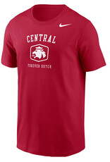 Nike Nike Core Cotton Tee Red Central Lion Forever Dutch