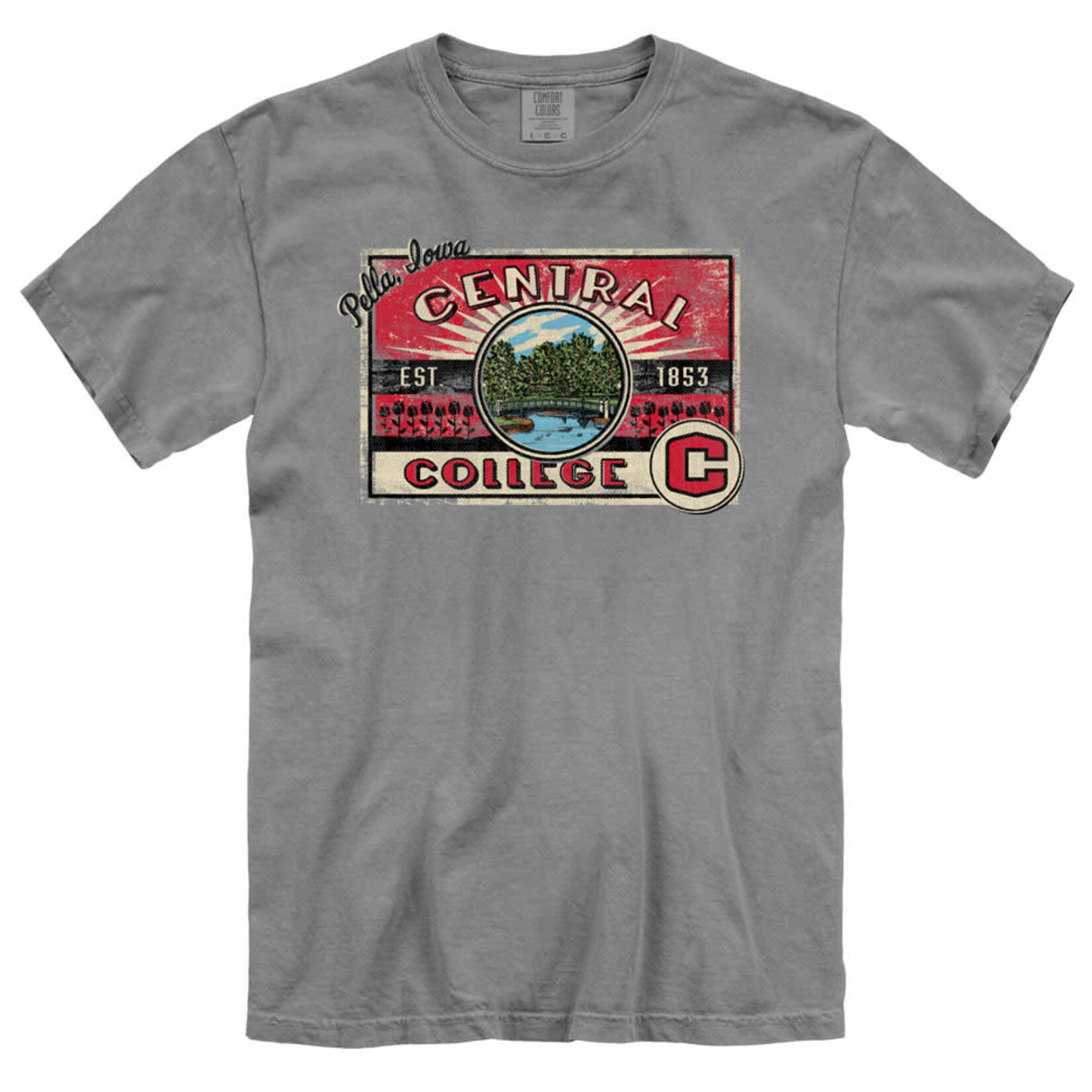 NA New Agenda Vintage Bridge Tee Gray