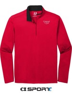 CI SPORT CI Sport 1/4 Zip Academic Logo Red