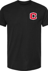 College House College House Cominksy Tee Full Back Central College C 1853 Black