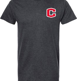 College House College House Cominksy Tee Full Back Central College C 1853 Graphite Heather