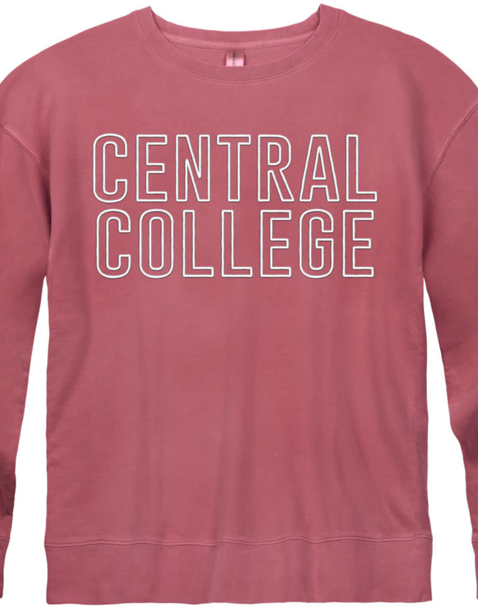 New Agenda New Agenda Hollow Puff Crew Vintage Red