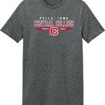 College House College House Ombre Tile Tee Dark Gray Heather