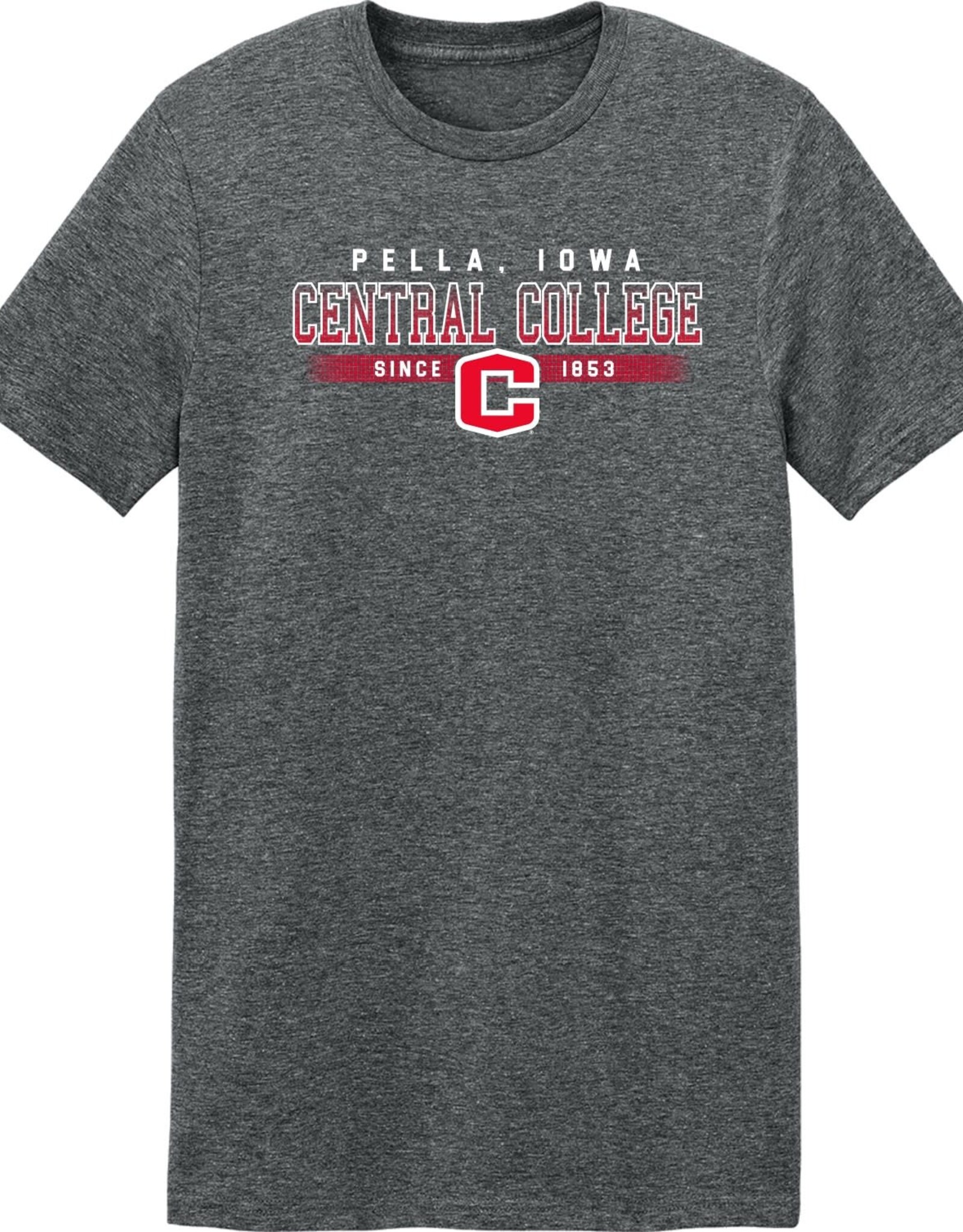 College House College House Ombre Tile Tee Dark Gray Heather