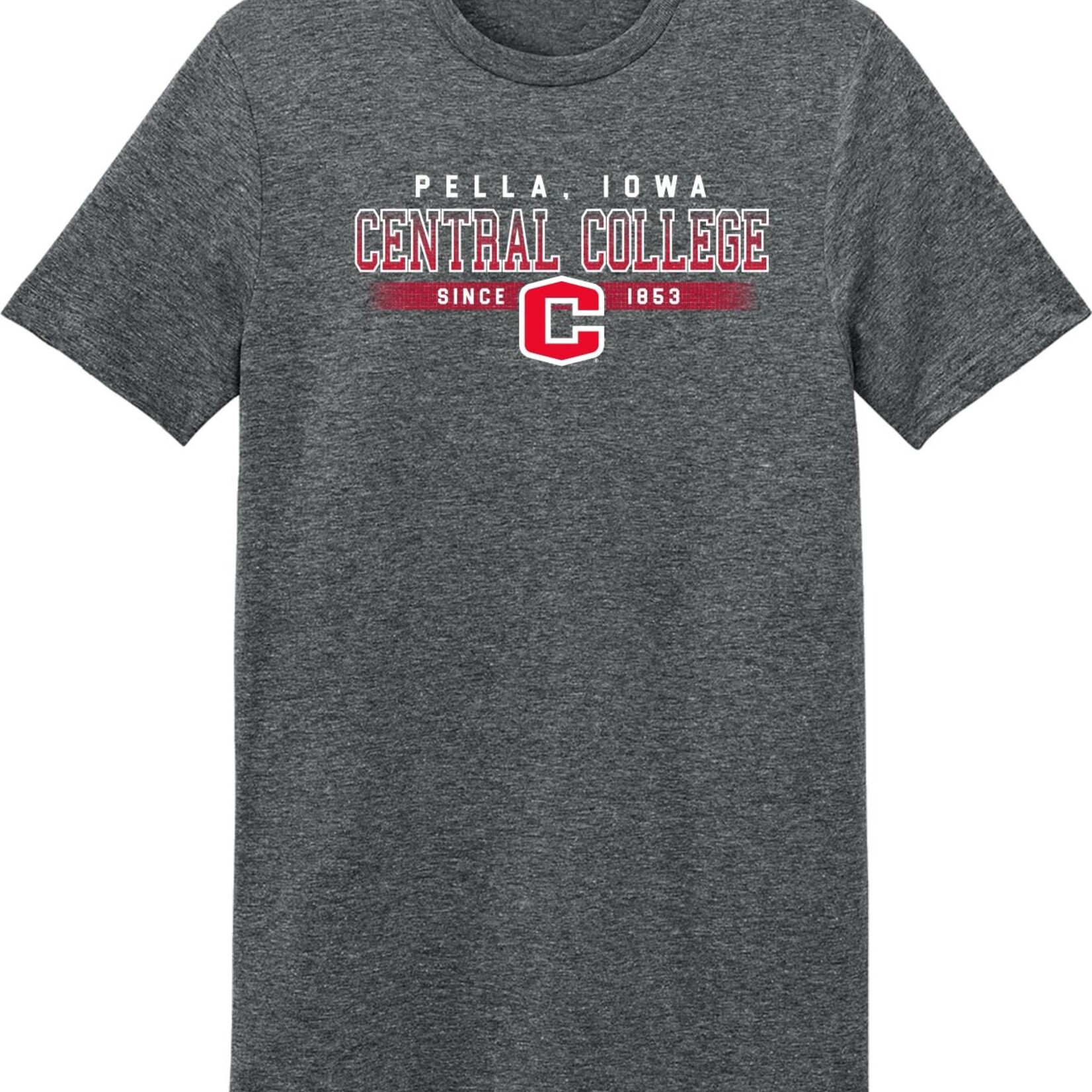 College House College House Ombre Tile Tee Dark Gray Heather