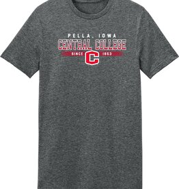 College House College House Ombre Tile Tee Dark Gray Heather