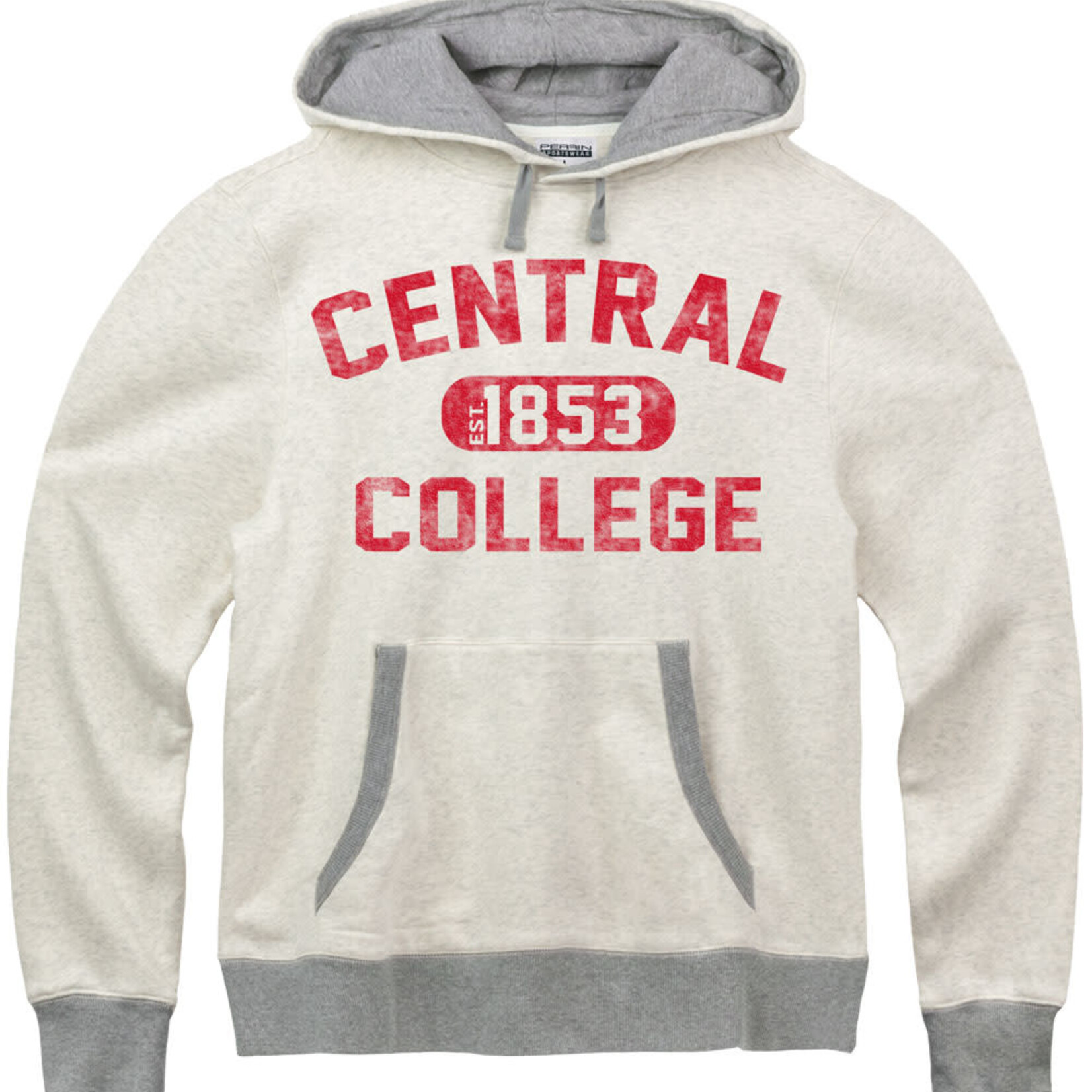 New Agenda New Agenda Central Pill College Fleece Hood Oatmeal Heather