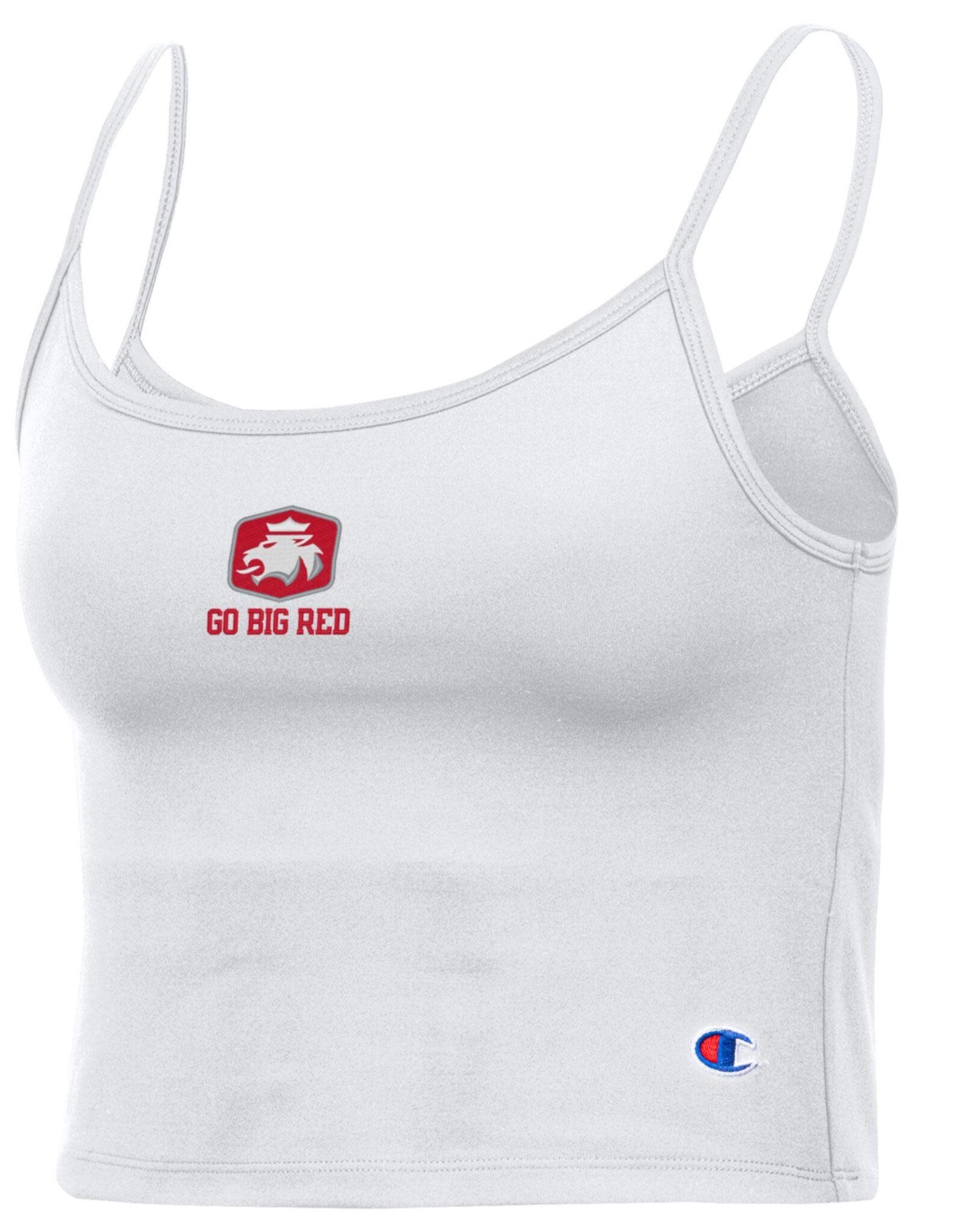 CHAMPION Champion Womens Crop Tank Go Big Red White