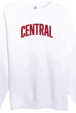 College House College House Glitter Crew White