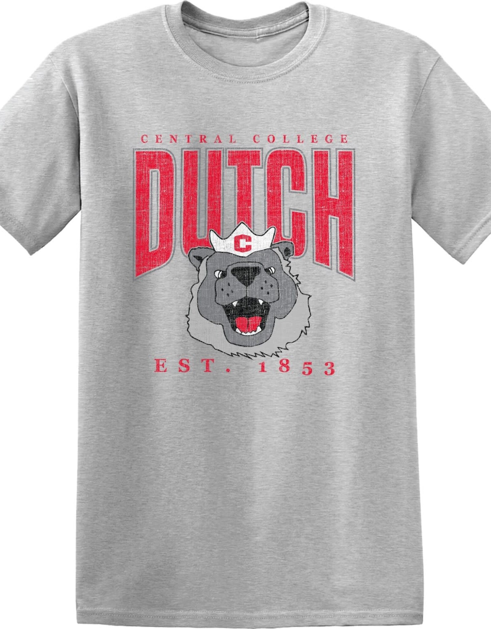 College House College House Big Red Tee Light Heather Gray