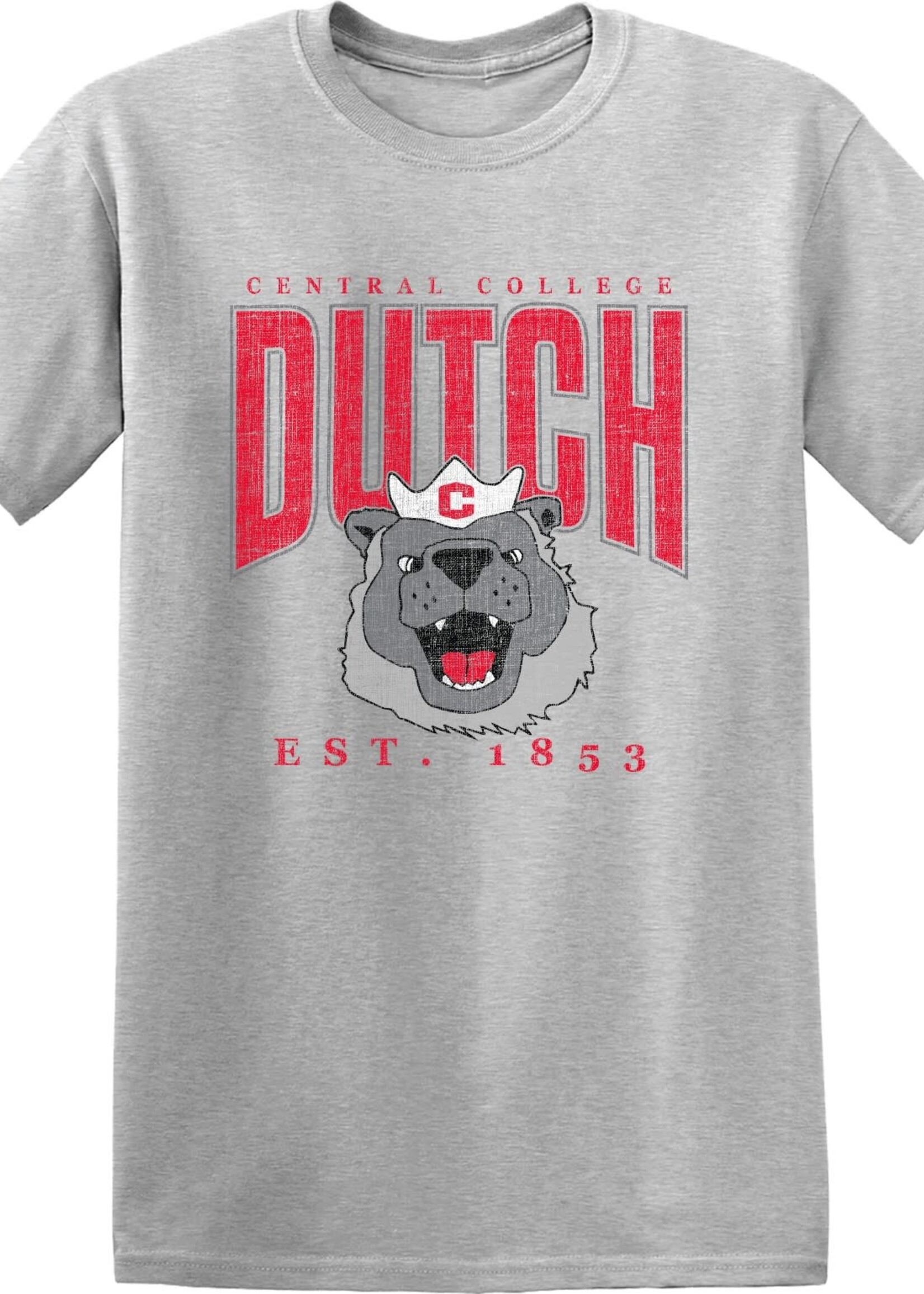 College House College House Big Red Tee Light Heather Gray