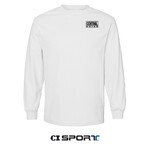 CI SPORT CI Sport Distressed Block LS Tee White