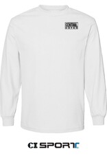 CI SPORT CI Sport Distressed Block LS Tee White