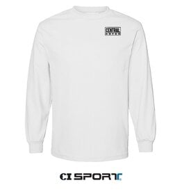 CI SPORT CI Sport Distressed Block LS Tee White