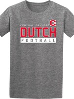College House College House Sport Tee Football Graphite Heather