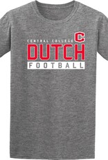 College House College House Sport Tee Football Graphite Heather