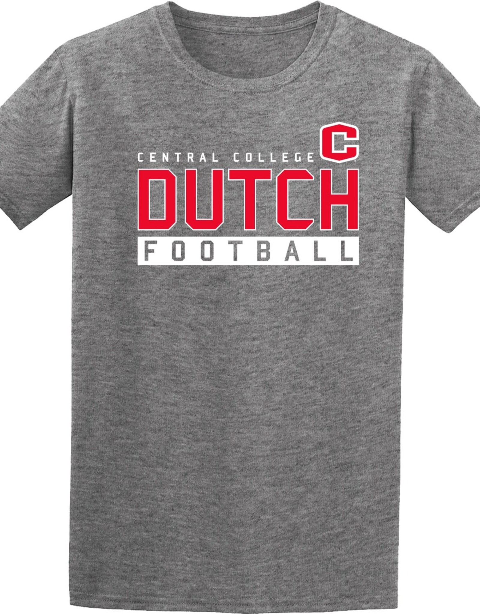 College House College House Sport Tee Football Graphite Heather