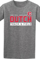 College House College House Sport Tee Track and Field Graphite Heather