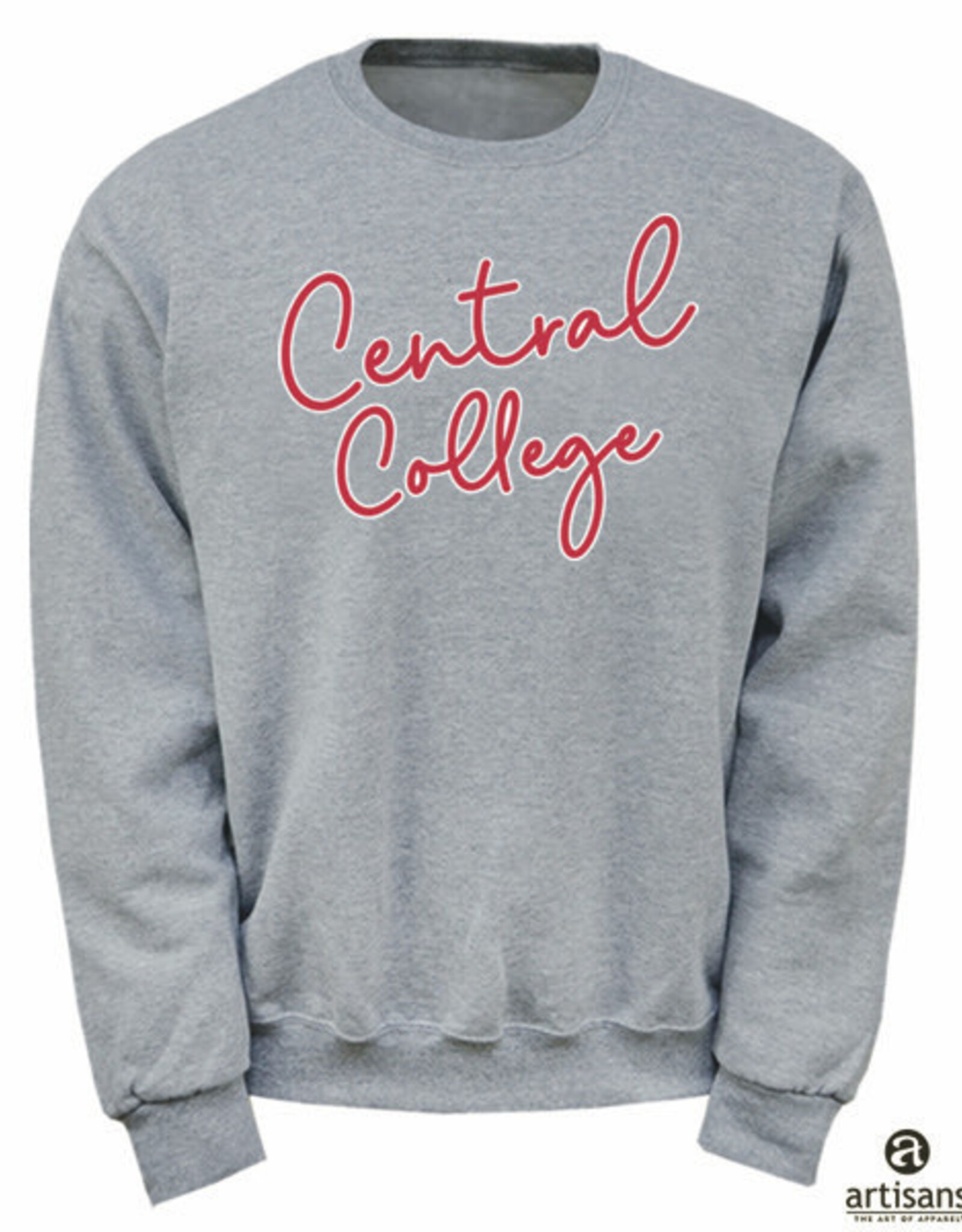 Artisans Artisans Script Double Crew Gray