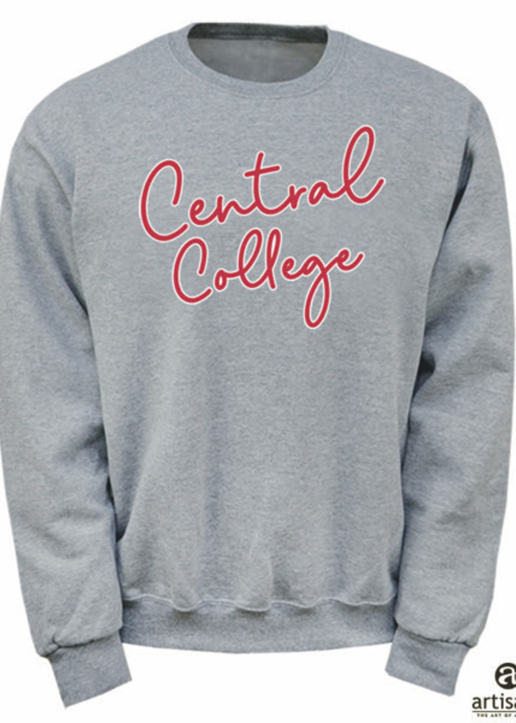 Artisans Artisans Script Double Crew Gray