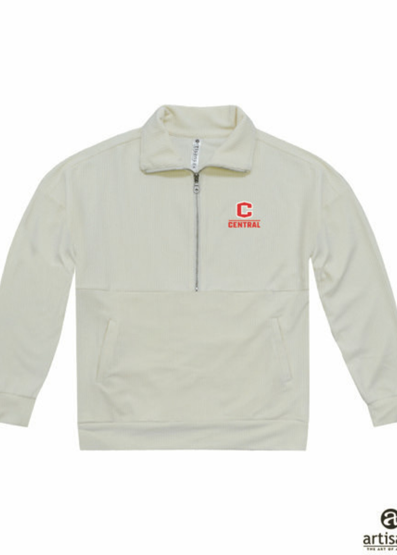 Artisans Artisans Women's Corded 1/4 Zip White