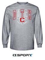 CI SPORT CI Sport Hollow Dutch Pattern LS Tee Graphite Heather