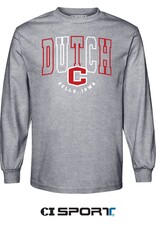 CI SPORT CI Sport Hollow Dutch Pattern LS Tee Graphite Heather