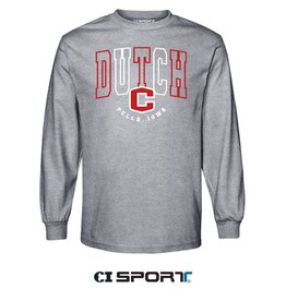CI SPORT CI Sport Hollow Dutch Pattern LS Tee Graphite Heather