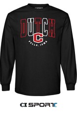 CI SPORT CI Sport Hollow Dutch Pattern LS Tee Black