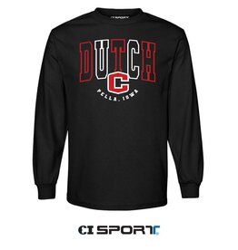 CI SPORT CI Sport Hollow Dutch Pattern LS Tee Black