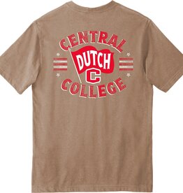 College House Carhartt Flag Back Pocket Tee Tan