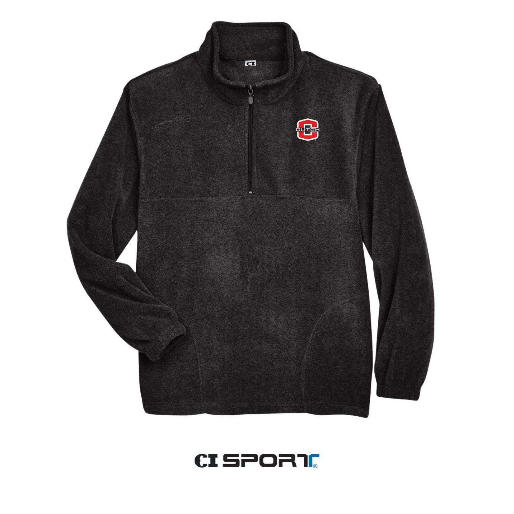 CI SPORT CI Sport Fleece Pullover 1/4 Zip Black