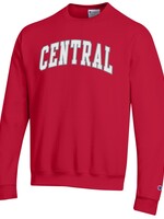 CHAMPION Champion Central Powerblend Fleece Crew Red
