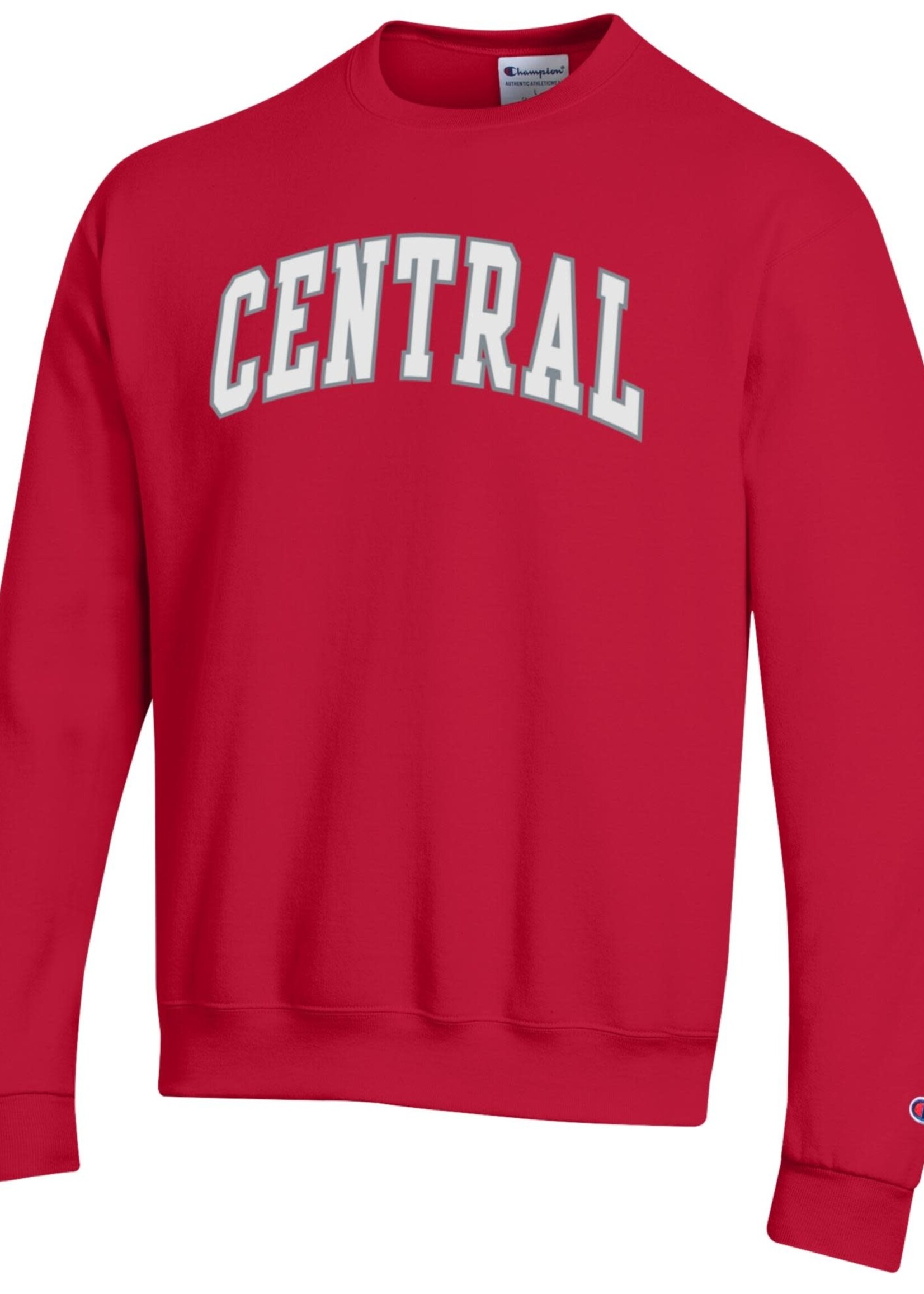 CHAMPION Champion Central Powerblend Fleece Crew Red