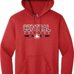 College House College House Central Ombre Lion Hood Red