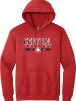 College House College House Central Ombre Lion Hood Red