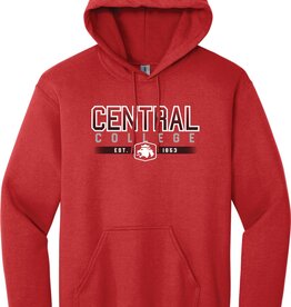 College House College House Central Ombre Lion Hood Red