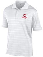 CHAMPION Champion Embroidered C Central College Polo White
