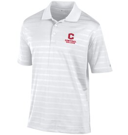 CHAMPION Champion Embroidered C Central College Polo White