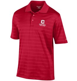 CHAMPION Champion Embroidered C Central College Polo Red