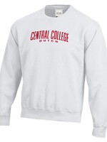 Gear Gear Big Cotton Puff Embroidery Central College Crew White