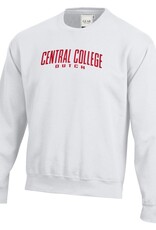 Gear Gear Big Cotton Puff Embroidery Central College Crew White