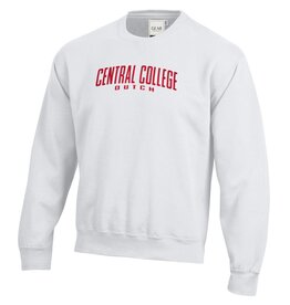 Gear Gear Big Cotton Puff Embroidery Central College Crew White